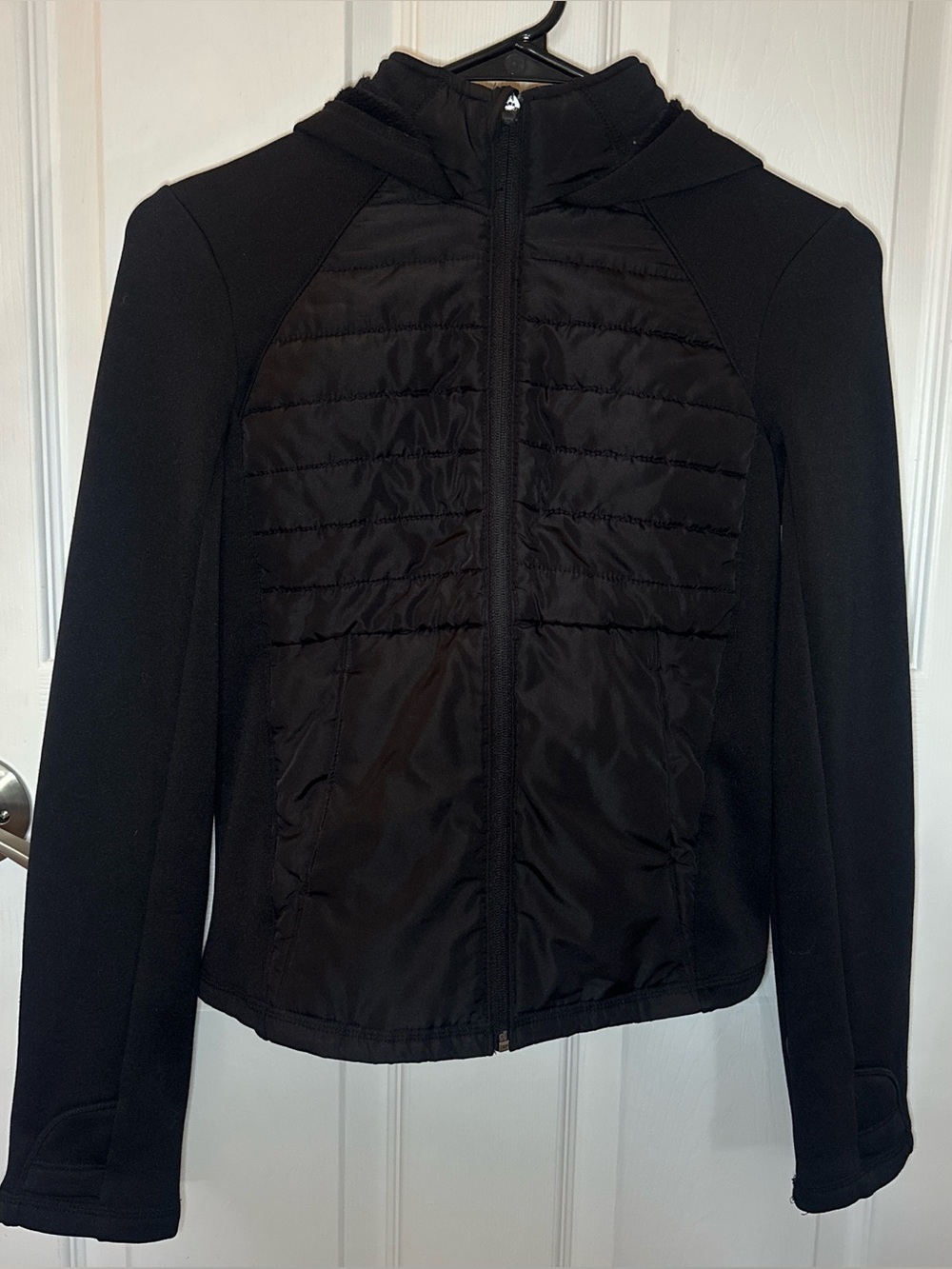 Tek Gear Black Insulated Zip-Up Jacket